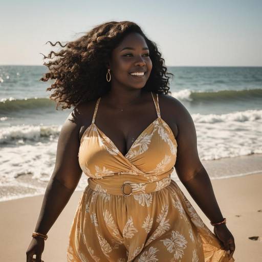 Radiant Beach Day: Celebrating Summer Vibes
