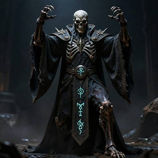 Undead Lich Warlord Power Stance