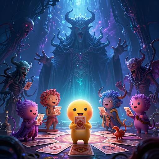 Cheerful Old Gods Playing Cards