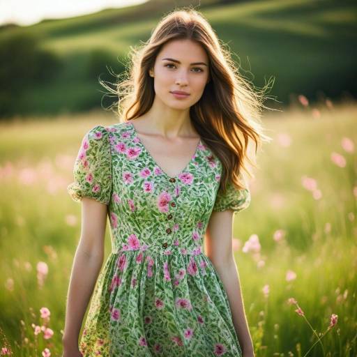 Vibrant Outdoor Portrait of Young Woman