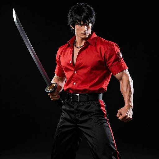 Tekken Jin Kazama with Sword