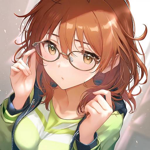 Illustration of Araki hina, idolmaster in the style of Ogata tei