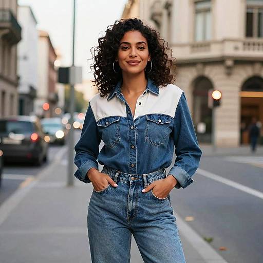 Confident Street-Style Fashion Portrait