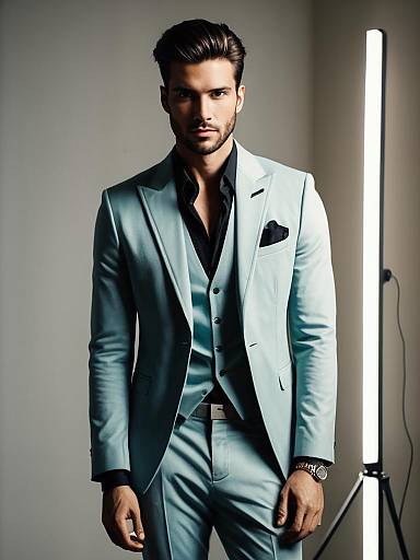 Photorealistic Modern Fashion Portrait