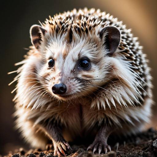Close-up of Hedgehog in Natural Light