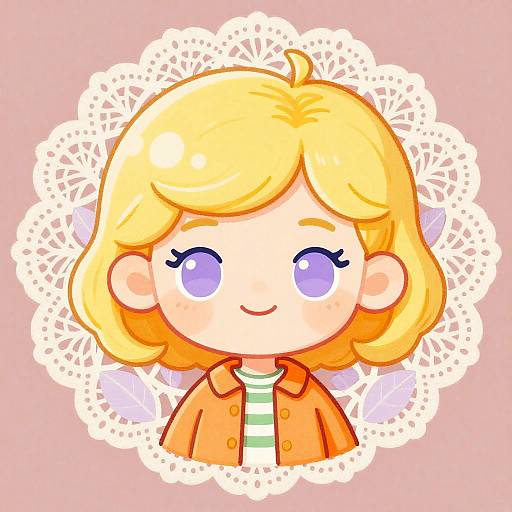 Chibi Character Acrylic Painting