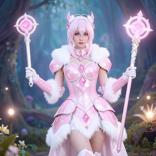 Pink Whitney Fantasy Cosplay Armor