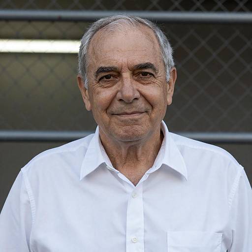 Portrait of a Grinning Older Man