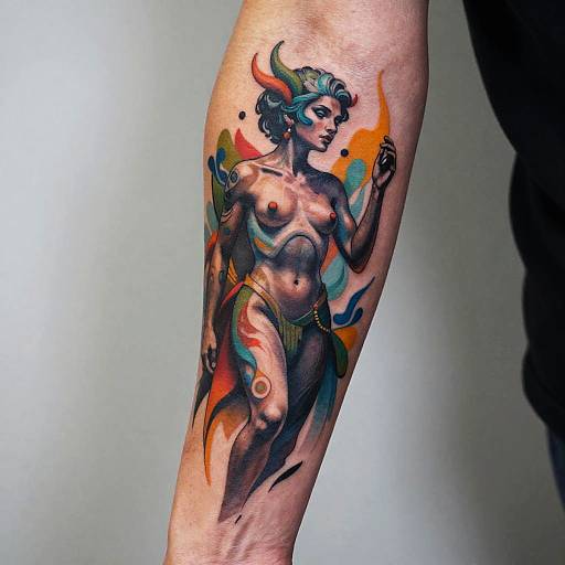 Bold Surrealistic AI Tattoo Concepts