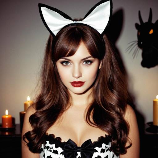 Whimsical Halloween Costume with Candle