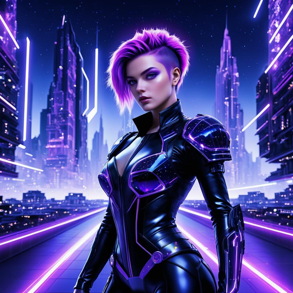 Astra Night: Cyberpunk Rebel in the Cosmos