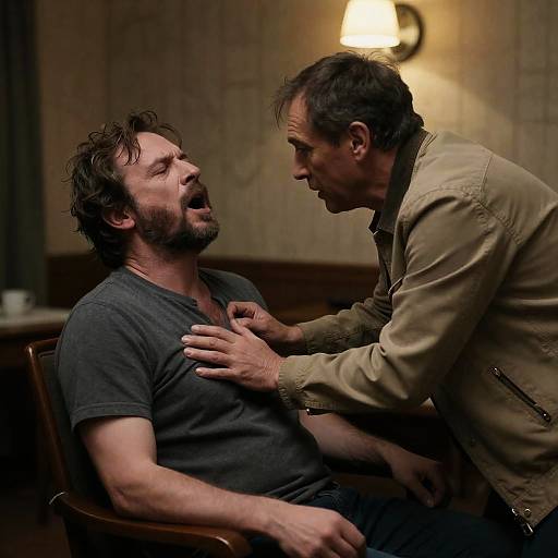 Intense Encounter in a Dim Room