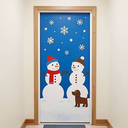 Winter Preschool Door Decoration