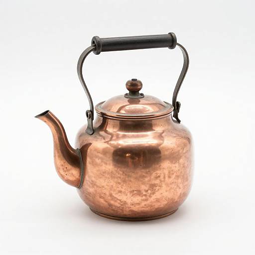 19th Century Miniature Copper Kettle