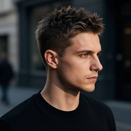 Cinematic Portrait of Fit European Man