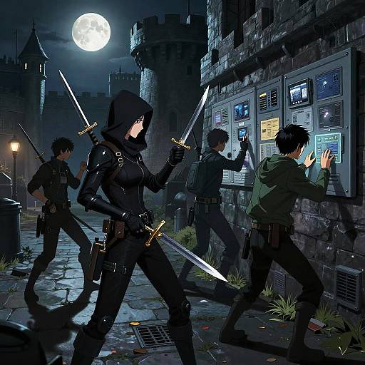 Nighttime Rogue Infiltration Adventure