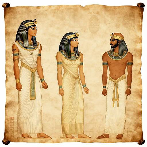 Cleopatra Height Comparison Illustration