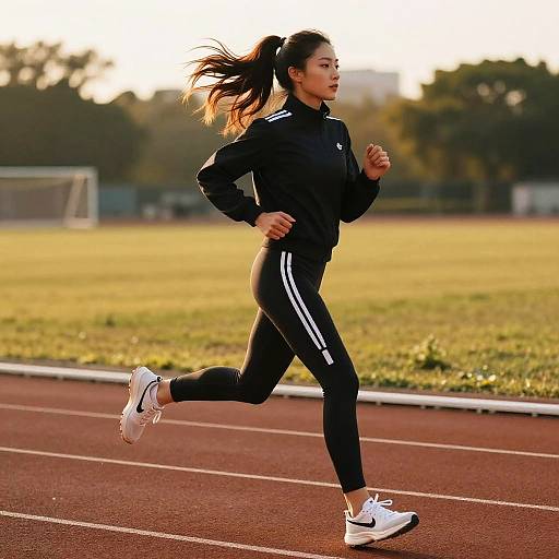 Athlete with 540 Waves Hairstyle