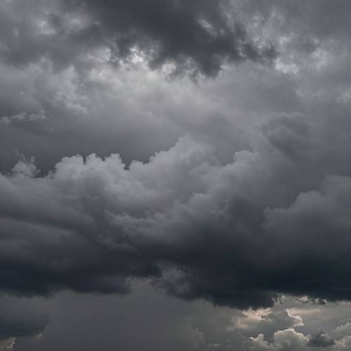 Seamless Grayscale Storm Cloud Texture