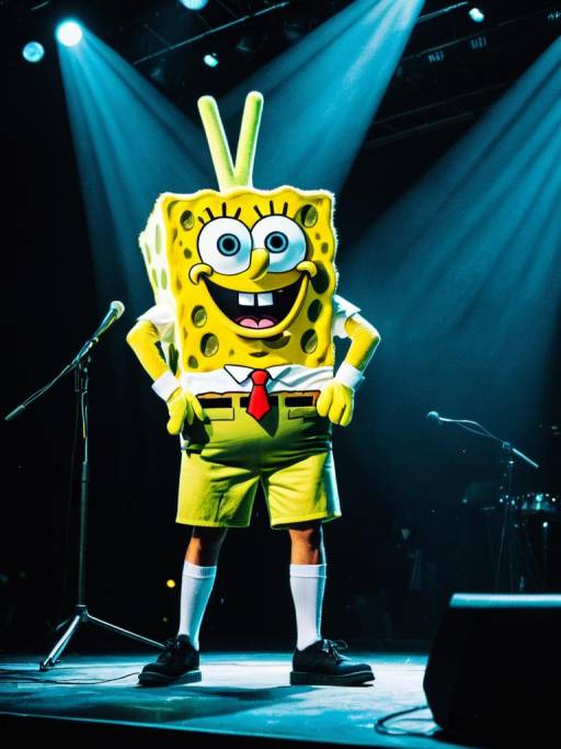 Spongebob Costume Cosplay Performance Spotlight
