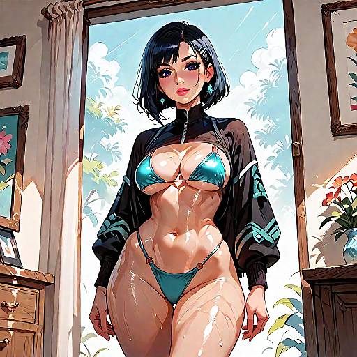 High Quality Anime Girl in Bikini