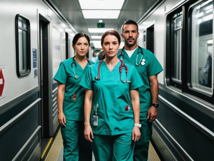 Adult Paramedic Costume Face Swap Scene