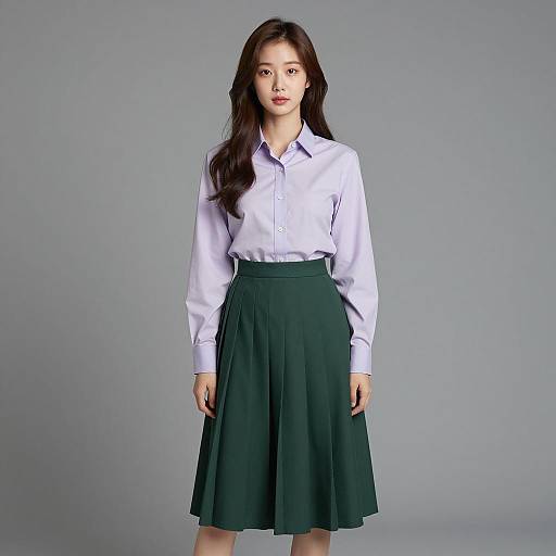 Casual Portrait of a Korean Woman