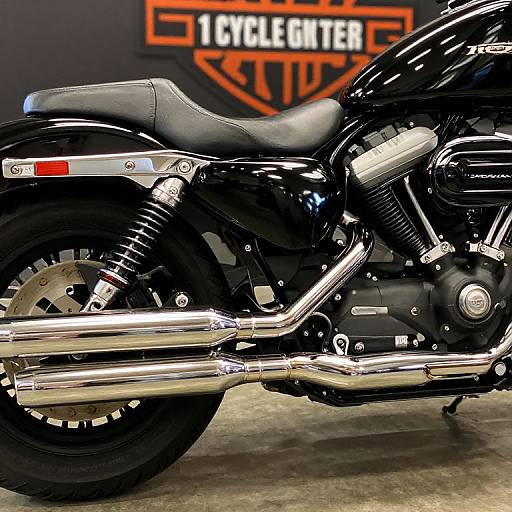 Close-Up of 2021 Harley-Davidson Motorcycle