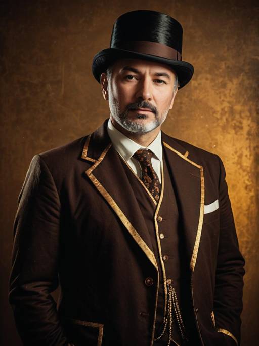 Realistic Mr. Landlord Cosplay Photo