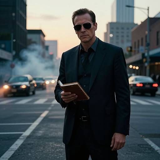 Dawn City Gangster with Notebook