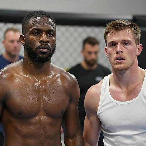 Intense Portrait of Two Diverse Men