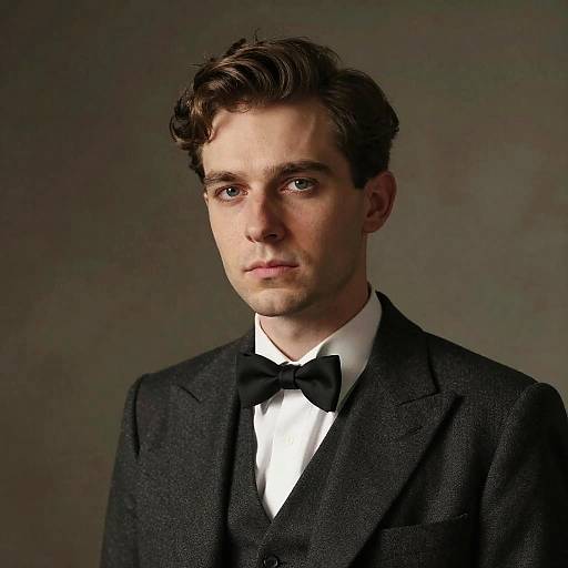 Vintage Portrait of a Modern Man