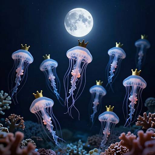 One-Eyed Jellyfish in Coral Opera