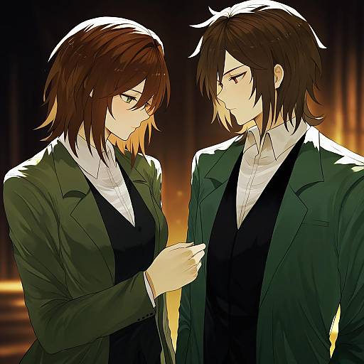 Illustration of Harada mutei, saibou shinkyoku in the style of Naufaldreamer