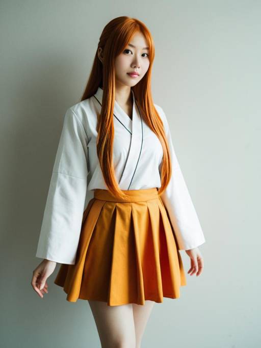 Realistic Orihime Inoue Cosplay Photo