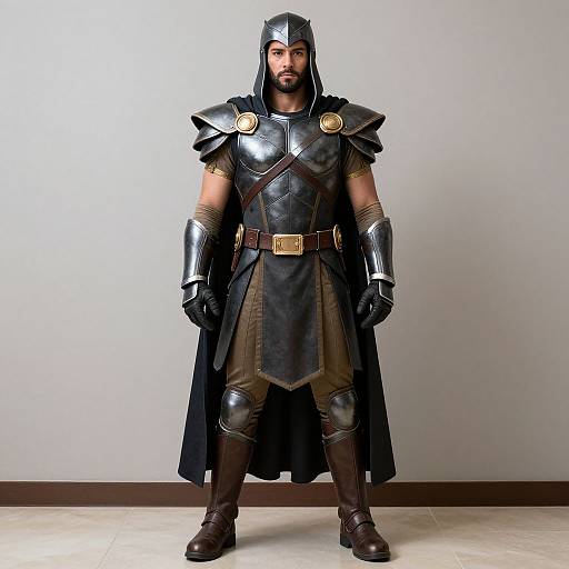 Omega Hero Costume Full Body Portrait