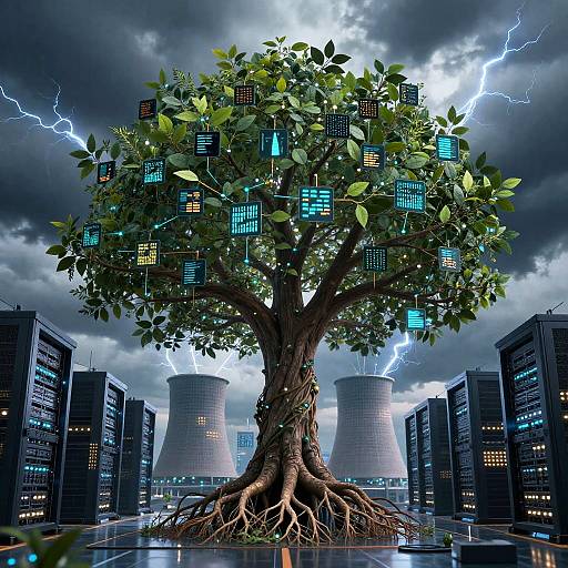 AI Training as Digital Tree