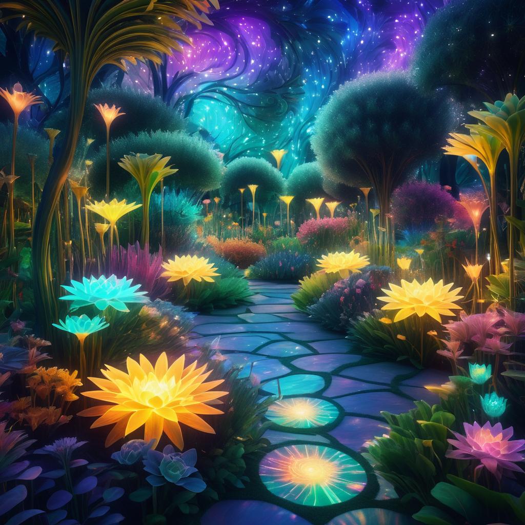 Enchanting Mythical Garden of Galaxies