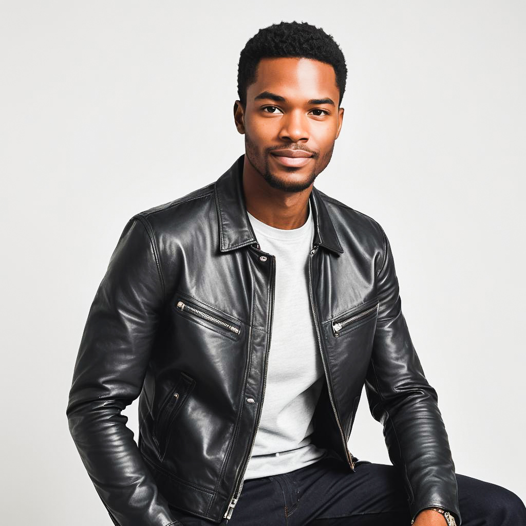 Elegant Studio Portrait of a Stylish Man