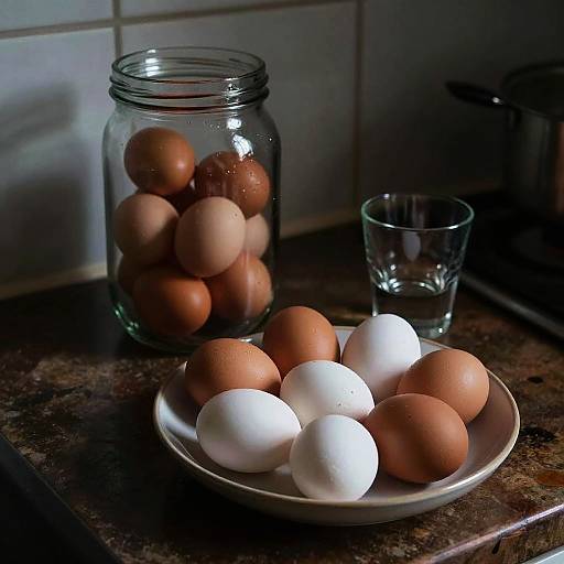 Moody Dark Kitchen Counter Scene