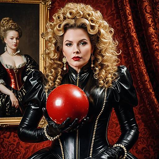 Baroque Style Empress with Red Orb