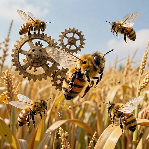 Steampunk Bees and Clockwork Harvest