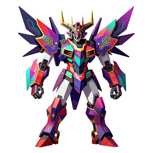 Futuristic Mechashot Devil Emblem