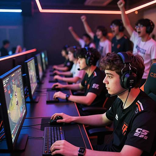 Intense CS GO LAN Tournament Scene