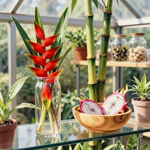 Vibrant Tropical Still Life Watercolor