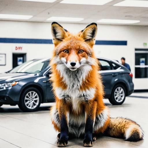 Fox waiting at DMV
