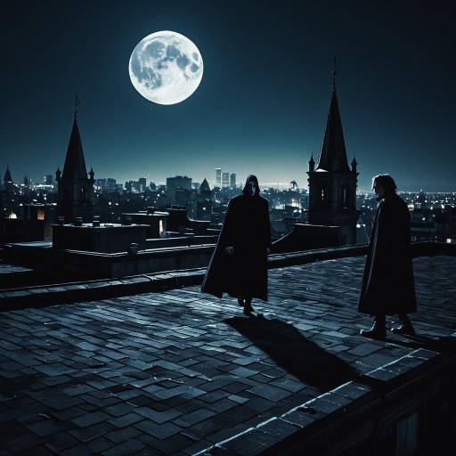 Moonlit Rooftop Chase