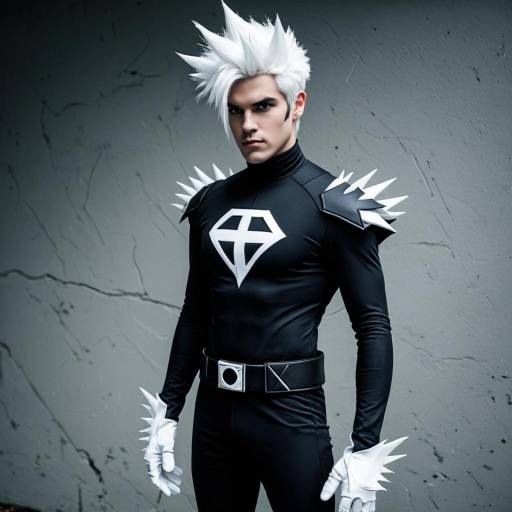 Dynamic Danny Phantom Cosplay Costume Shot