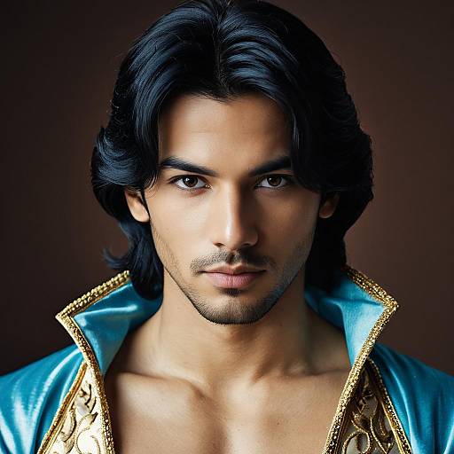 Man in Aladdin Prince Costume