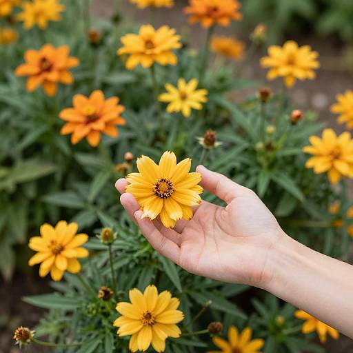 Garden of Reverse Blooming Flowers